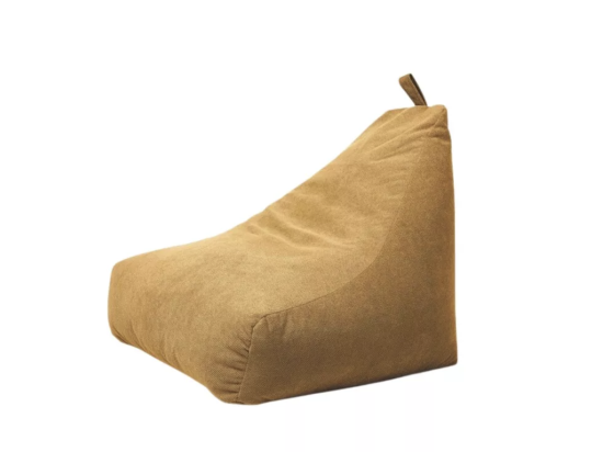Używana dziecięca pufa worek Tilt musztardowa