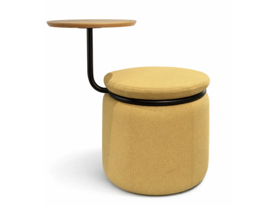 Używana pufa / stołek / stolik Naughtone Lasso żółta