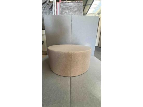 Używana pufa Bejot POP – średnica 90 cm, beżowa