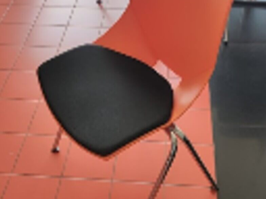 Krzesło kuchenne Bejot pomarańczowe