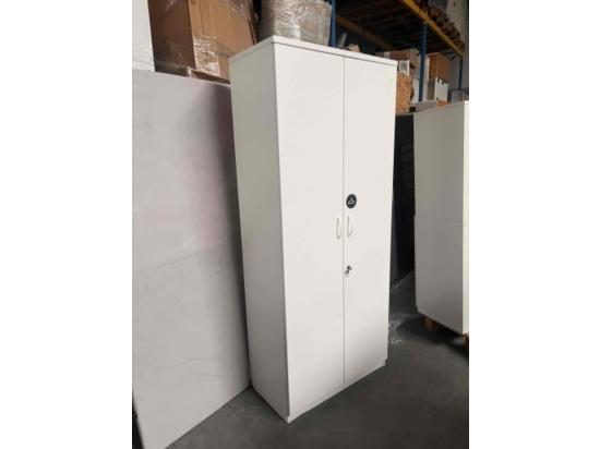 Używana szafa ubraniowa biała, 80 × 42 × 188 cm