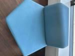 Używana Sofa / Fotel niebieski 88 x 83 cm