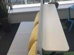 Używana Sofa settle BENE szaro żółta biurowa modułowa