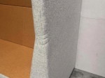 Używana sofa Voo_Voo VV 9X3 Bejot, szaro‑pomarańczowa, wysokie oparcie, akustyczna