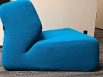 Fotel niebieski duży