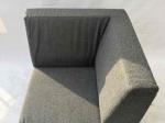 Używany fotel narożny modułowy szary