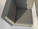Używany fotel narożny modułowy szary