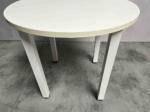 Używany stół okrągły biały, 4 nogi