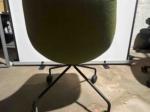Używane krzesło konferencyjne Noti Mishell na kółkach, zielona tapicerka