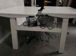 Używane biurko elektryczne 120cm Steelcase Up&Down Bench białe, regulowana wysokość