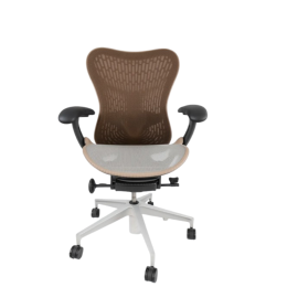 Używany fotel biurowy Herman Miller Mirra brązowy