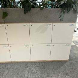 Locker drewniany 6 skrytek