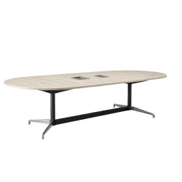 Używany stół konferencyjny Herman Miller owalny blat 280 x 118 cm Marka : HERMANMILLER