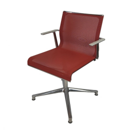 Krzesło pracownicze czerwone