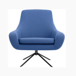 Używany fotel Noomi Softline granatowy obrotowy
