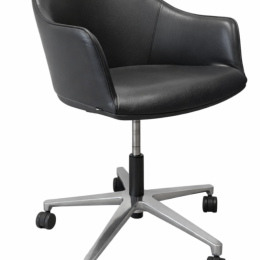 Używane krzesło na kółkach Softshell Vitra czarne