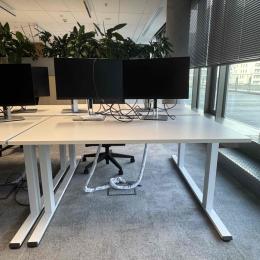 Biurko proste białe