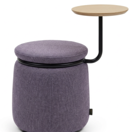 Używana pufa / stołek / stolik Naughtone Lasso fioletowa