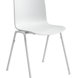 Używane krzesło biurowe / konferencyjne Steelcase Cavatina białe sztaplowane