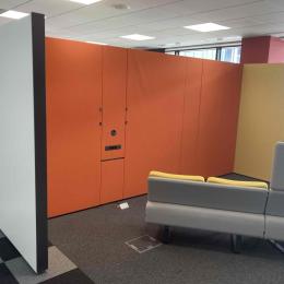 Ścianki akustyczne pomarańczowe U