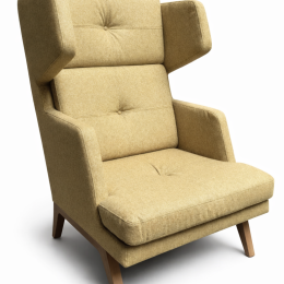 Używany fotel Profim October wysoki, jasnozielony