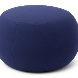 Używana pufa Arper fioletowa śr. 50 cm