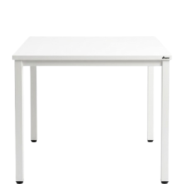 Używany stół biurowy Maro kwadratowy, biały, 80 x 80 cm