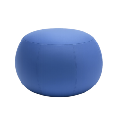 Używana pufa Pix Arper niebieska małe nóżki