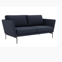 Używana sofa dwuosobowa Vitra Suita ciemnogranatowa