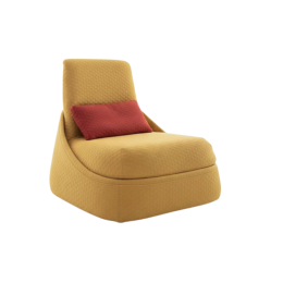 Używany fotel Coalesse Hosu pomarańczowy miodowy