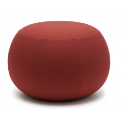 Używana pufa Pix Arper czerwona małe nóżki