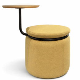 Używana pufa / stołek / stolik Naughtone Lasso żółta